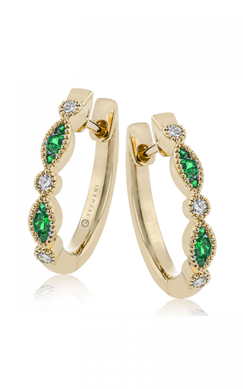 Zeghani Precious Stone Earrings Ze720-yproduct image