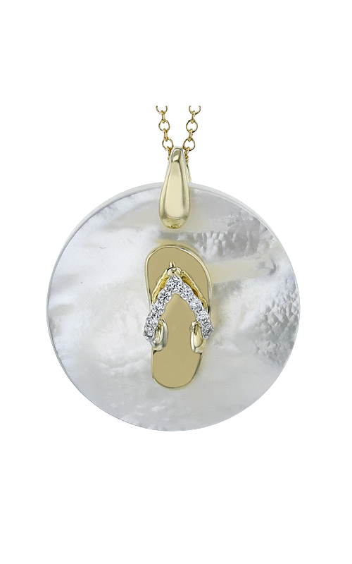 Zeghani Mother of Pearl Necklace Zp1210product image