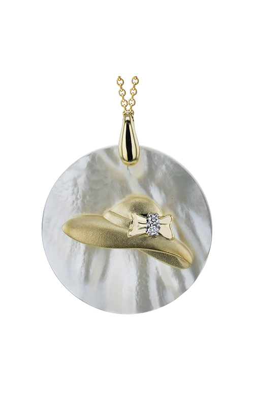 Zeghani Mother of Pearl Necklace Zp1215 Zeghani Mother of Pearl Necklace Zp1215product image