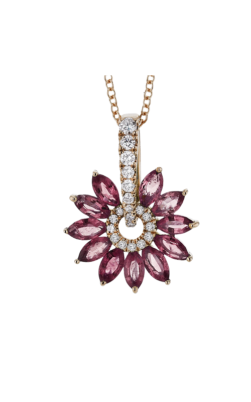 Zeghani Precious Stone Necklace Zp1275-rproduct image