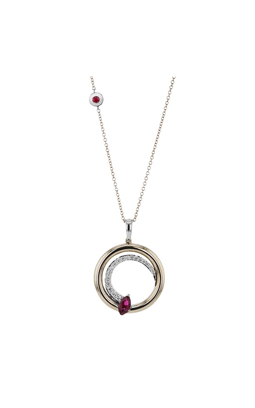 Zeghani Precious Stone Necklace Zp1237 Zeghani Precious Stone Necklace Zp1237product image