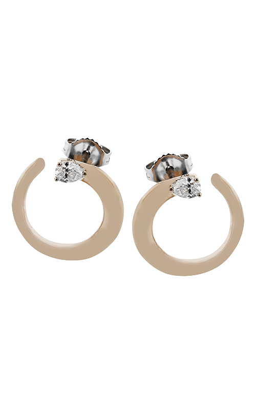 Zeghani Minimalist Earring Ze855-rproduct image