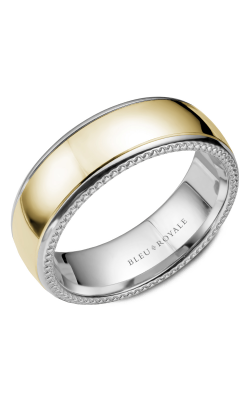 Bleu Royale Wedding band Men's Wedding Bands RYL-054YW75 product image