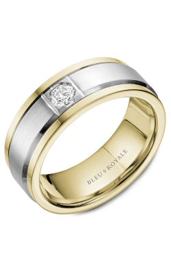 Bleu Royale Wedding band Men's Wedding Bands RYL-084WYD8 product image