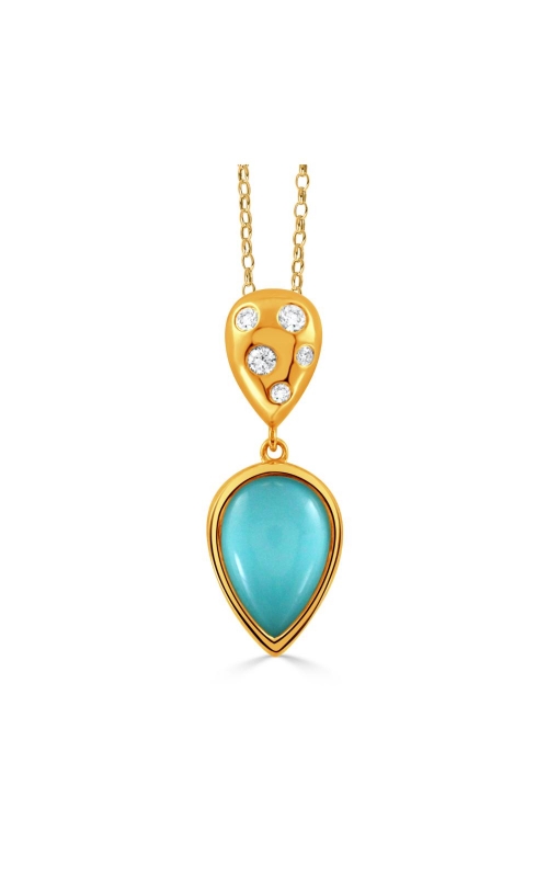 Doves by Doron Paloma Pouf Necklace P12432TQ-Yproduct image