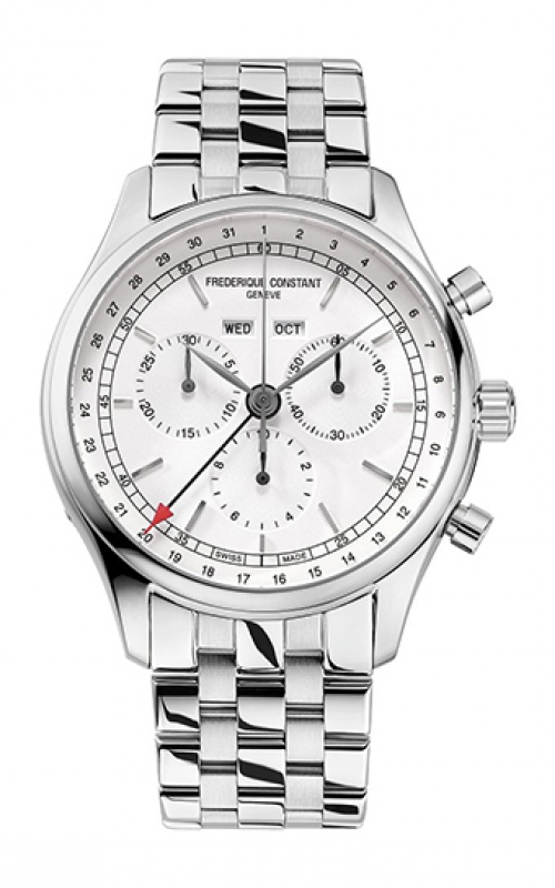 Frederique Constant Classics Quartz Chronograph Triple Calendar Watch FC-296SW5B6product image