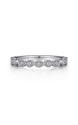 Gabriel & Co Victorian Wedding Band AN8386W44JJ product image