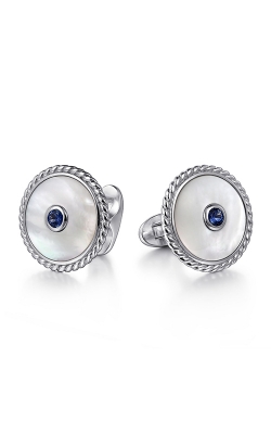 Gabriel & Co Hampton Cuff Link CL20085SVJMC product image