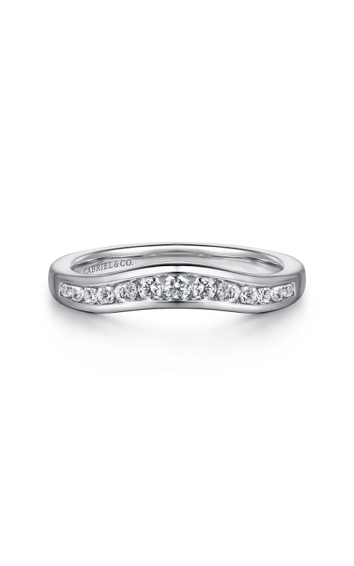 Gabriel & Co Contemporary Wedding Band AN10962W44JJproduct image