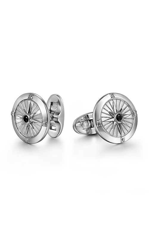 Gabriel & Co Contemporary Cuff Link CL20015SVJBSproduct image