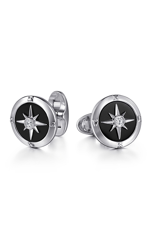 Gabriel & Co Contemporary Cuff Link CL20083SV5OXproduct image