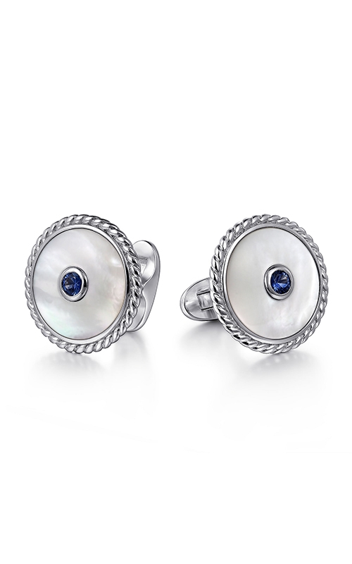 Gabriel & Co Hampton Cuff Link CL20085SVJMCproduct image