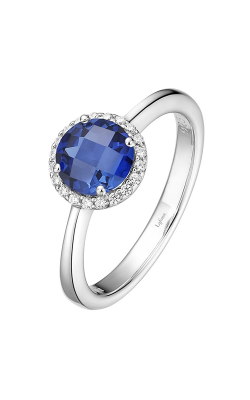 Lafonn Birthstone Halo Ring September Sapphire BR001SAP05 product image