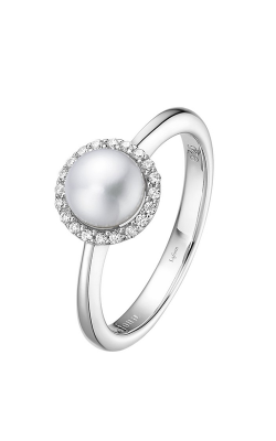 Lafonn Birthstone Halo Ring June Pearl BR001PLP05 product image