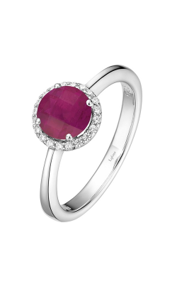 Lafonn Birthstone Halo Ring July Ruby BR001RBP05 product image