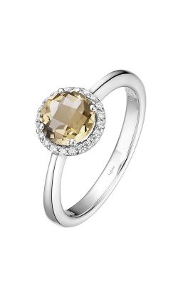Lafonn Birthstone Halo Ring November Citrine BR001CTP05 product image