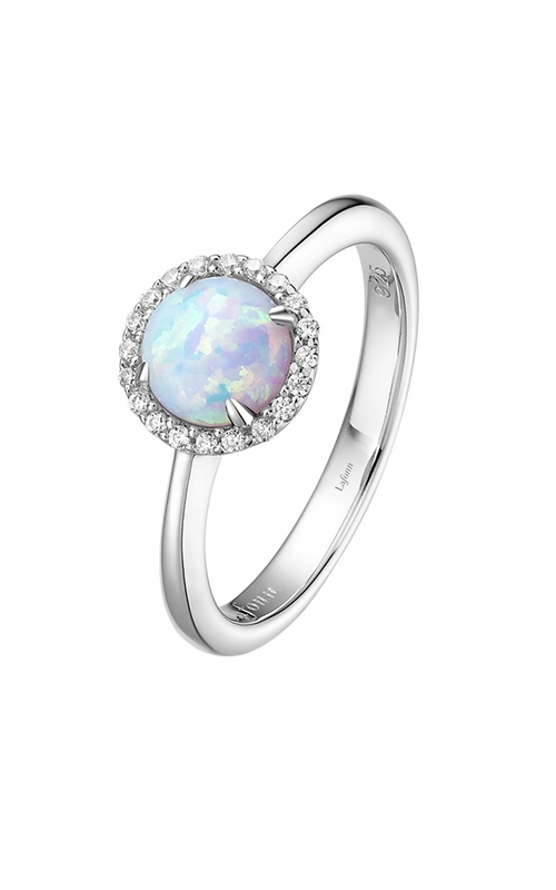 Lafonn Birthstone Halo Ring October Opal BR001OPP05product image