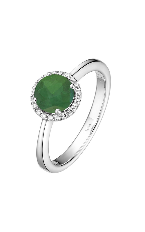 Lafonn Birthstone Halo Ring May Emerald BR001EMP05product image