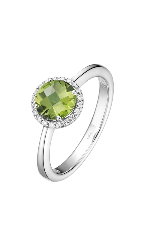 Lafonn Birthstone Halo Ring August Peridot BR001PDP08product image