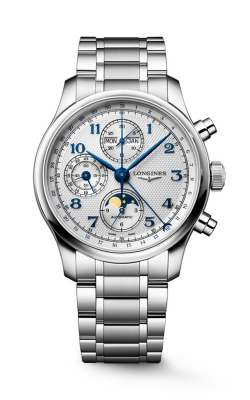 Longines Master Collection Chrono Monopusher Moonphase Watch L2.962.4.73.6 product image
