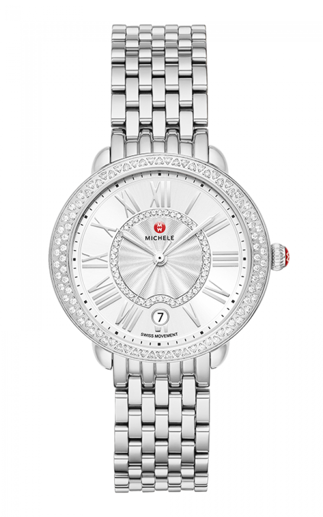 Serein Mid Stainless Diamond Dial Michelle Watch display picture 3