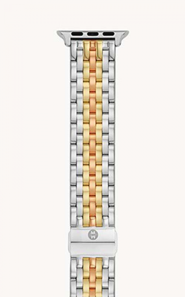 Michele Apple Bracelet Tri-Tone Link MS20AM0004 - Main Image