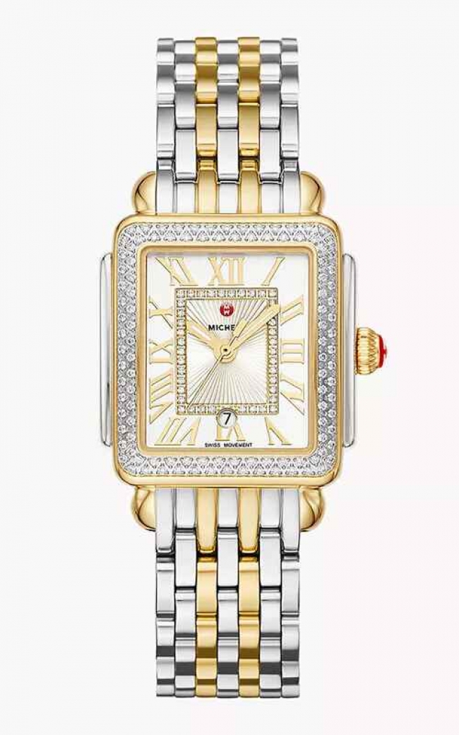 ✨ Authentic Michele Watch ✨ Deco Mid Diamond Dial Watch MWW06V000124_main_600x600_crop  main image 3