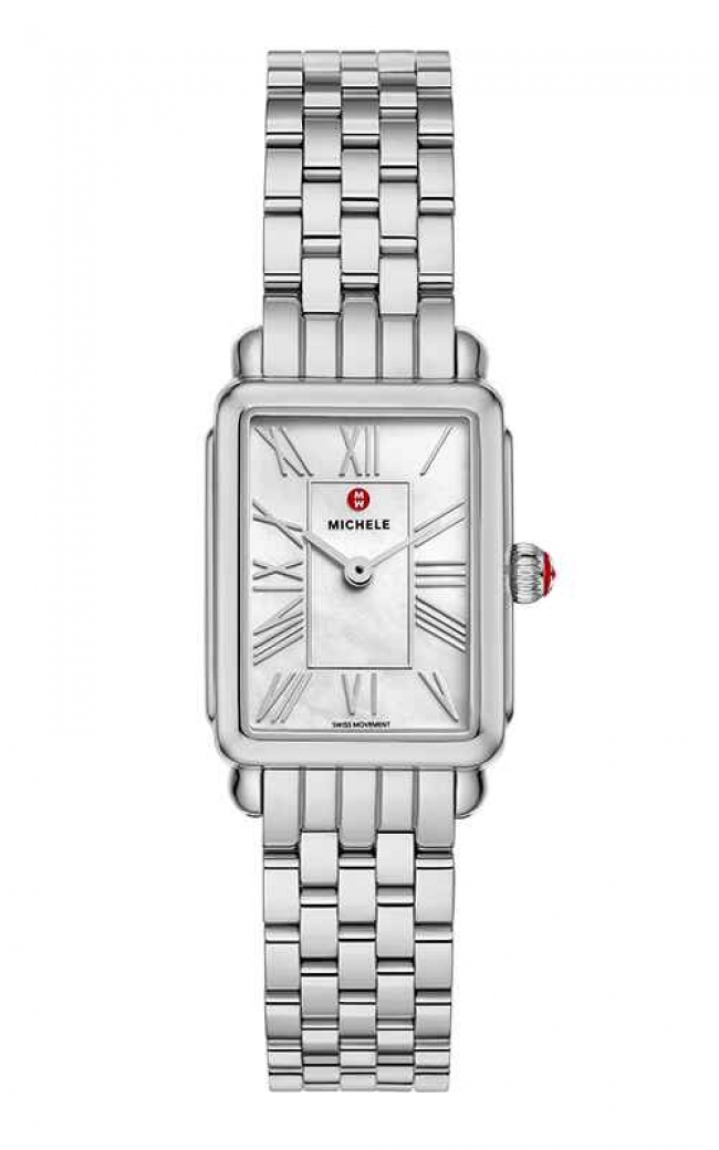 Michele DECO Stainless Watch Michele Deco Diamond Watch 35MM - High-Shine Stainless Steel  main image 4