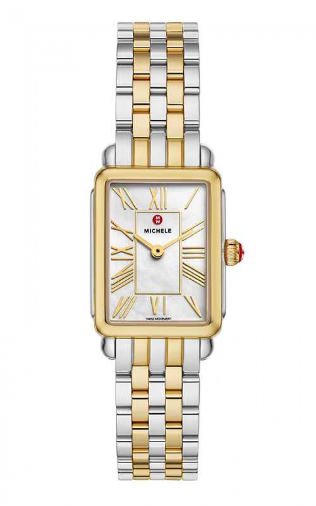 Michele Deco Two-Tone 18k Gold-Plated Watch MWW06E000145