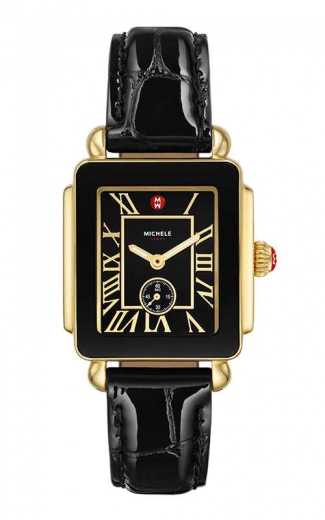 Michele Deco Sport Gold-Plated Watch MWW06H000004