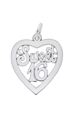 Rembrandt Charms Sweet Sixteen Open Heart Charm 0682 product image