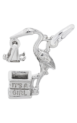 Rembrandt Charms It's A Girl Stork Charm 1252 product image