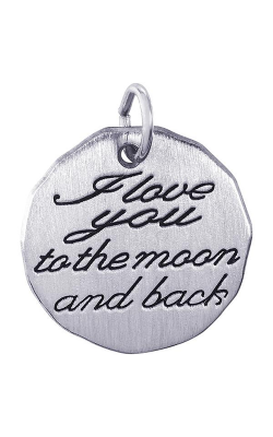 Rembrandt Charms I Love You To The Moon And Back Charm Tag 1535 product image