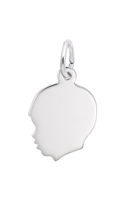 Rembrandt Charms Flat Young Boy's Head Charm 2497 product image
