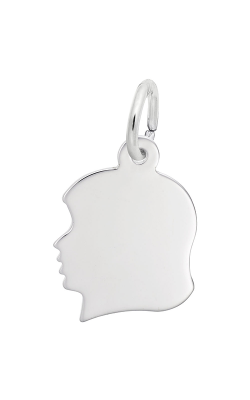 Rembrandt Charms Flat Young Girl's Head Charm 2498 product image