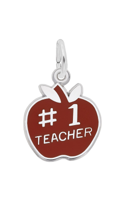Rembrandt Charms Number One Teacher Apple Charm 3460 product image
