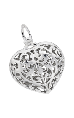 Rembrandt Charms Filigree Heart Charm 3618 product image