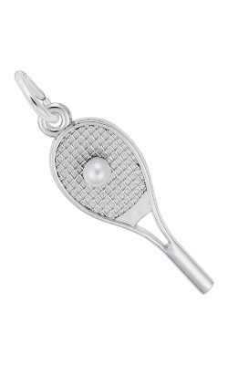 Rembrandt Charms Tennis Racquet With Pearl Charm 3947 product image