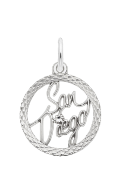 Rembrandt Charms San Diego Diamond Faceted Disc Charm 6355 product image