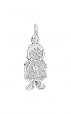 Rembrandt Charms Girl With Flower Dress Charm 8424 product image