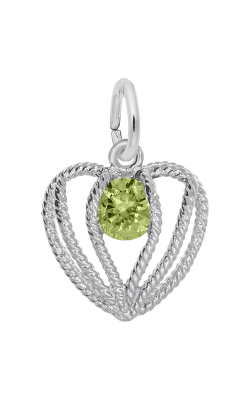 Rembrandt Charms Held In Love Heart Charm August 1850 product image