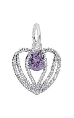 Rembrandt Charms Held In Love Heart Charm February 1850 product image