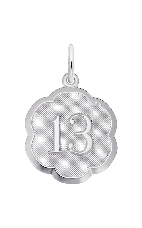 Rembrandt Charms Number Thirteen Scalloped Disc Charm 1331product image