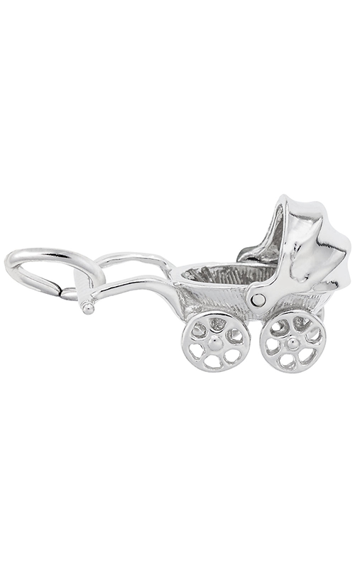 Rembrandt Charms Canopy Baby Carriage Charm 1018product image