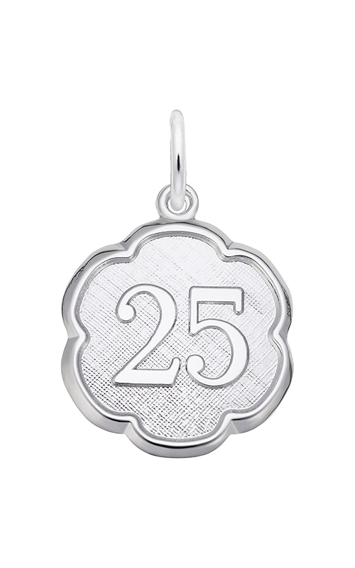 Rembrandt Charms Number Twenty Five Scalloped Disc Charm 1335product image