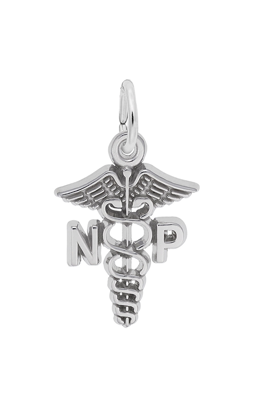 Rembrandt Charms Nurse Practitioner Caduceus Charm 2964product image