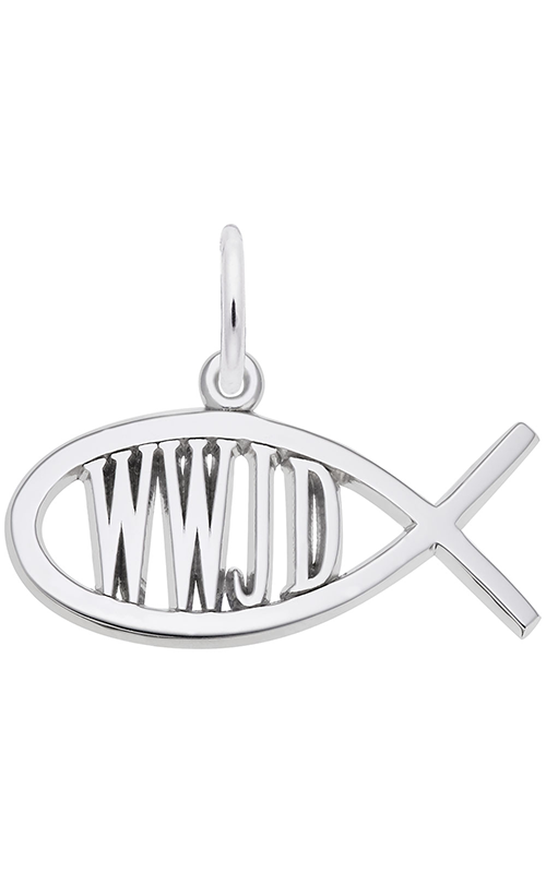 Rembrandt Charms WWJD Fish Charm 3582product image