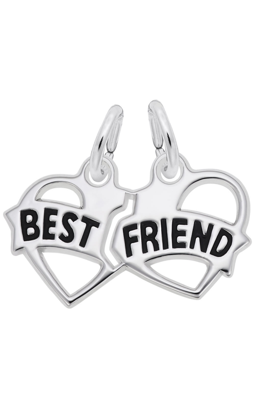Rembrandt Charms Best Friend Hearts Charm 6596product image