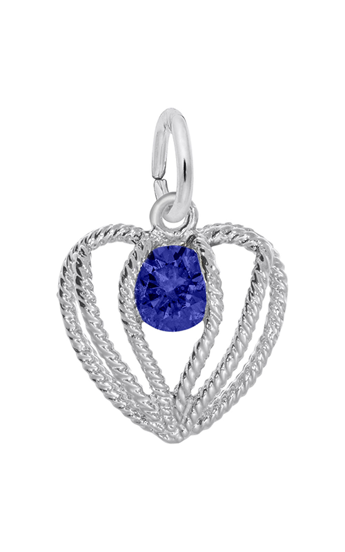 Rembrandt Charms Held in Love Heart Charm September 1850product image