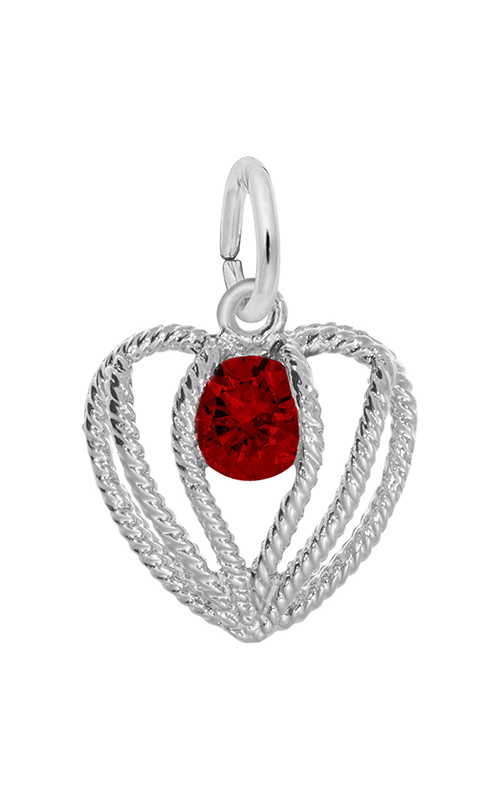 Rembrandt Charms Held in Love Heart Charm January 1850product image